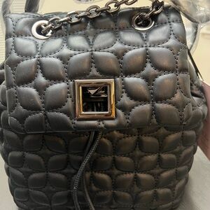 Elegant Black Quilted Women's Bag by Paris Hilton